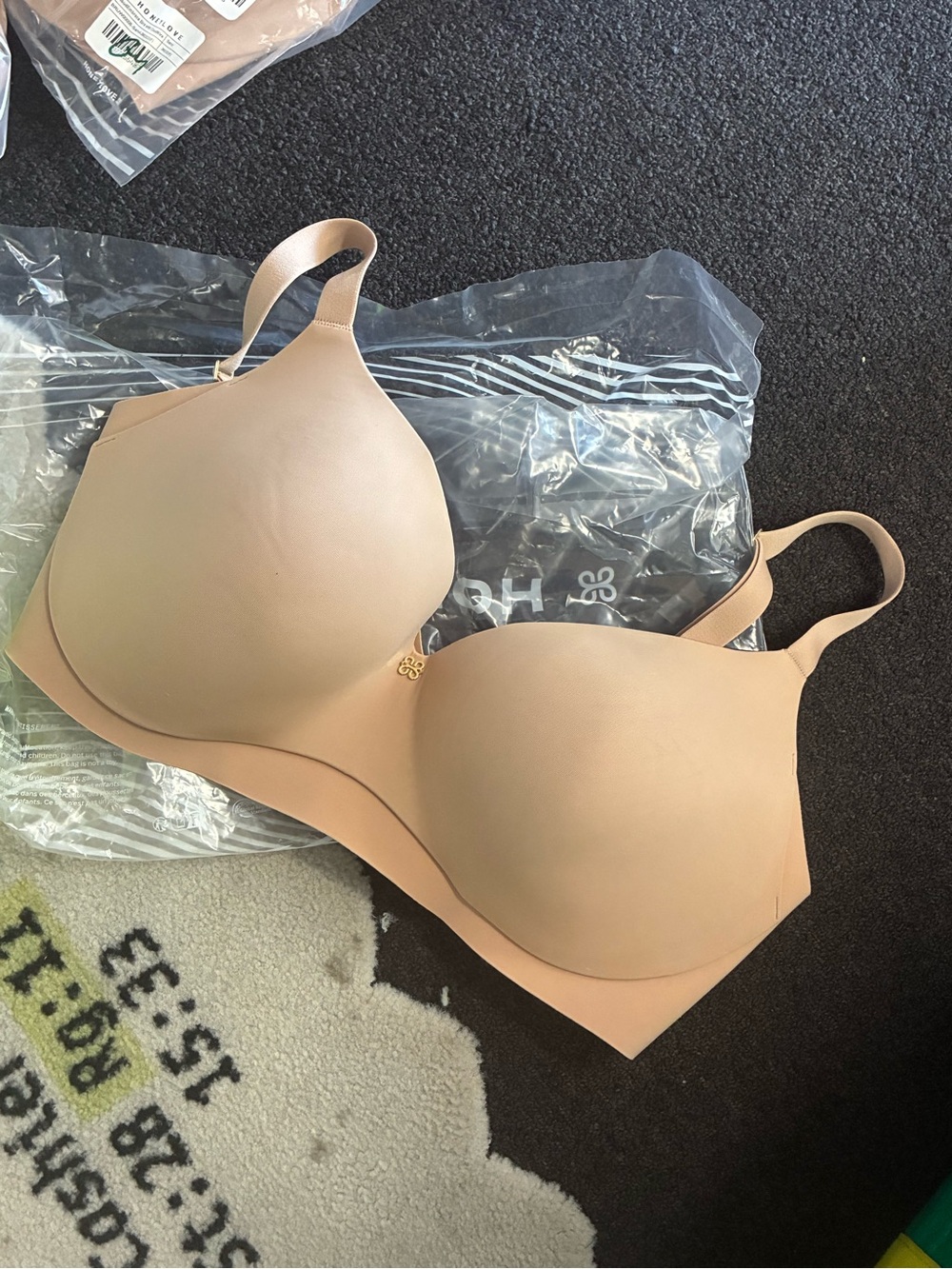 Women’s Honeylove Cloudembrace Bra Sand New SZ 36B NWT